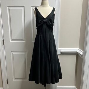 Cache Black elegant formal evening gown Dress with Bow size 6 near new 3116